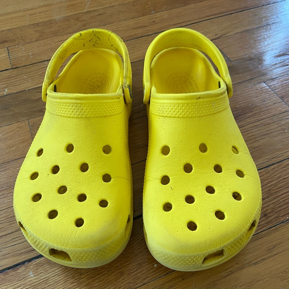 Yellow Crocs